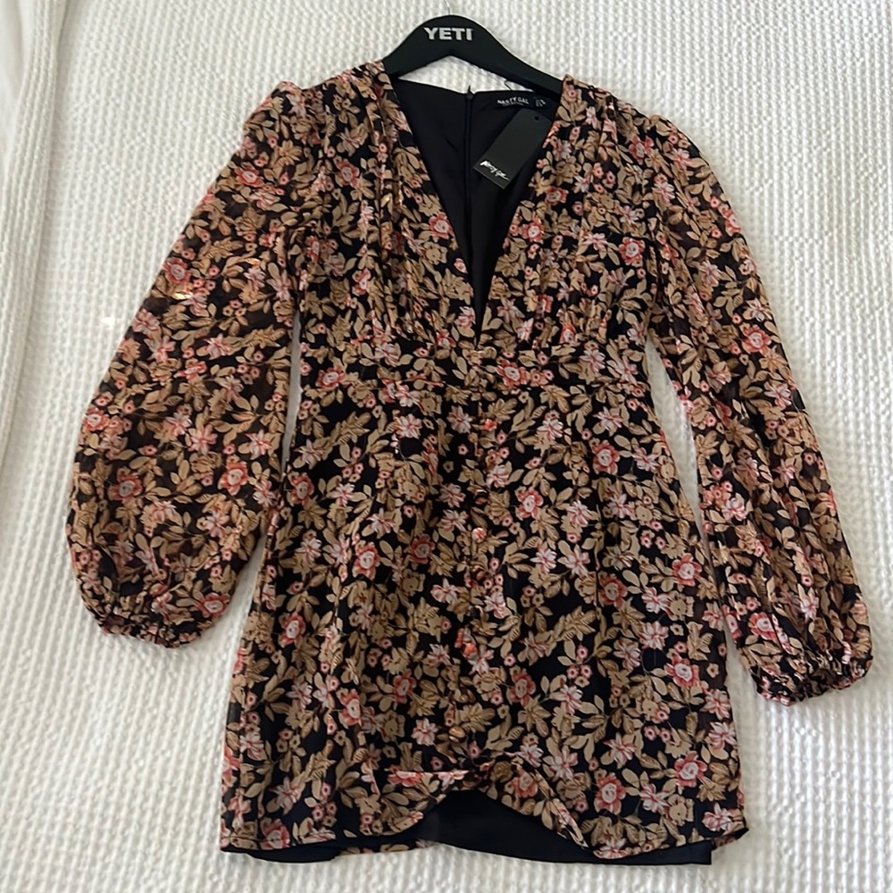 Nasty Gal floral dress